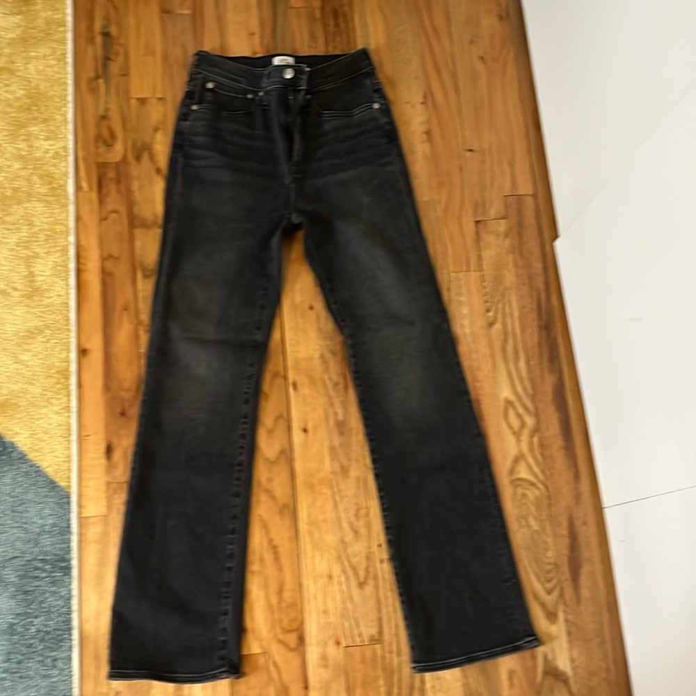 J.Crew curvy full length Demi-boot cut jean.